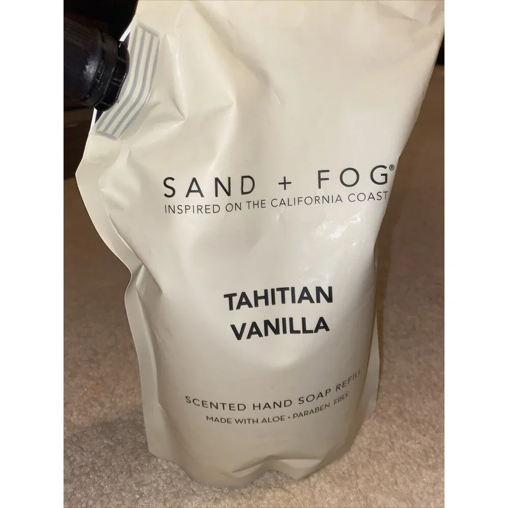 SAND + FOG Tahitian Vanilla Scented Hand Soap Refill 34 fl. oz